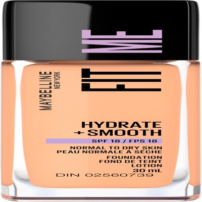 Maybelline Fit Me Hydrate + Smooth Fond De Teint FPS 22 Beige Chamois 30 ml, 48,30 $/100ml