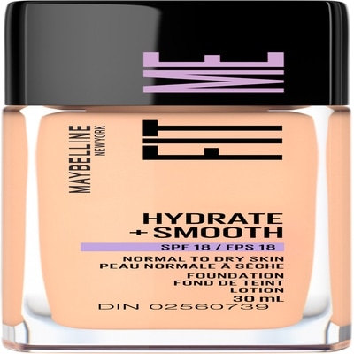 Maybelline Fit Me Hydrate + Smooth Foundation SPF 18, Classic Classic Ivory 30 ml, $48.30/100ml
