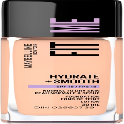 Maybelline Fit Me Hydrate + Smooth Foundation SPF 18, Ivory Ivory 30 ml, $48.30/100ml
