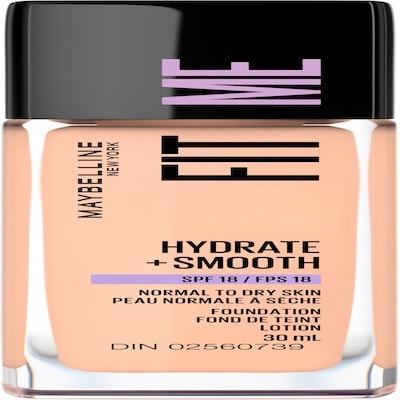 Maybelline Fit Me Hydrate + Smooth Fond De Teint FPS 19 Ivoire 30 ml, 48,30 $/100ml