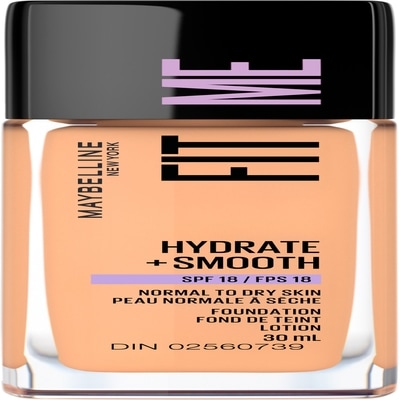 Maybelline Fit Me Hydrate + Smooth Fond De Teint FPS 25 Buff Moyen 30 ml, 48,30 $/100ml