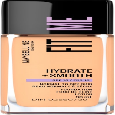 Maybelline Fit Me Hydrate + Smooth Foundation SPF 18, Porcelain Sandy Beige 30 ml, $48.30/100ml