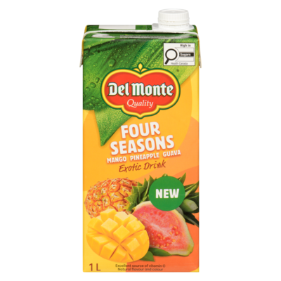Del Monte Exotic Drink Mango Pineapple Guava 1 l, $0.15/100ml