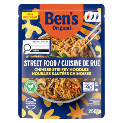 Bens Original Street Food Chinese Stir Fry Noodles 250 g, $2.20/100g