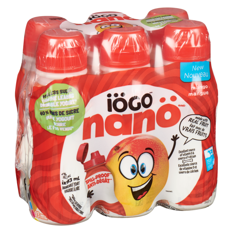 Drinkable Yogurt, Mango, 6 Pack