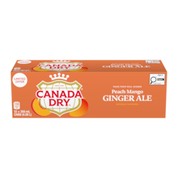 Canada Dry Peach Mango Ginger Ale 12x355.0 ml, $0.18/100ml