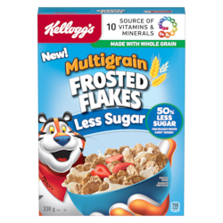 Frosted Flakes Cereal Multigrain Less Sugar 