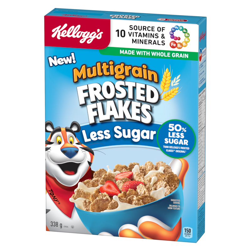 Frosted Flakes Cereal Multigrain Less Sugar 