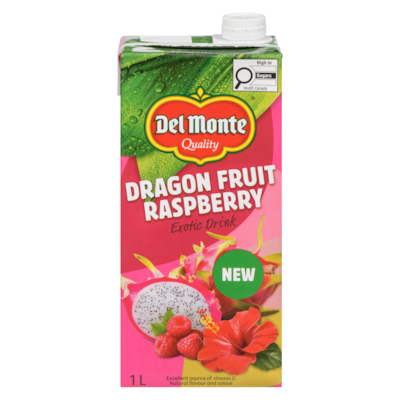 Del Monte Exotic Drink Dragon Fruit Raspberry 1 l, $0.15/100ml