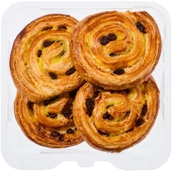 null Brioches aux raisins, paquet de 4 324 g, 1,54 $/100g