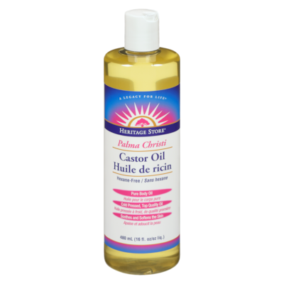 HERITAGE STORE Castor Oil Palma Christi 480 ml, $6.46/100ml