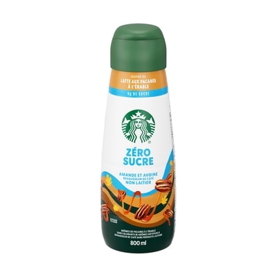 Starbucks Rehausseur érable pacane ZÉRO SUCRE non laitier 800 ml, 1,12 $/100ml
