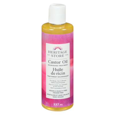 HERITAGE STORE Nourishing Treatment Castor Oil 237 ml, $9.70/100ml