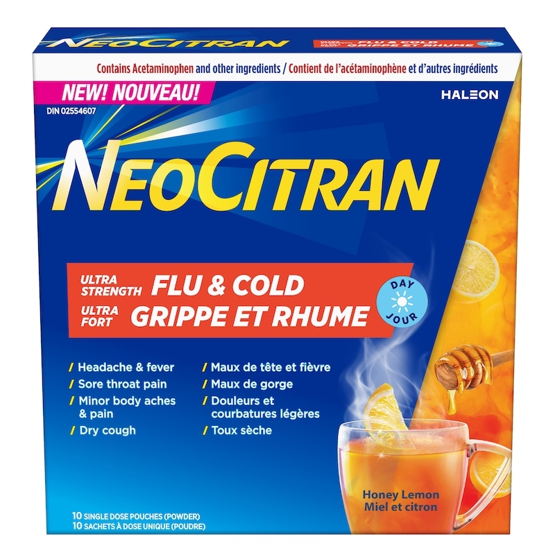 NeoCitran Ultra Strength Flu & Cold (Powder), 10ct - 10 ea | Zehrs