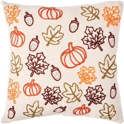 null Coussin avec motif coloré de feuilles 1 ea, 19,00 $/1ch