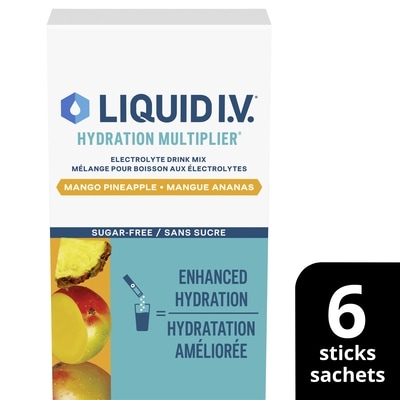 Liquid I.V Mélange d’électrolytes Hydration Multiplier pour le quotidien 6 ea, 2,67 $/1ch