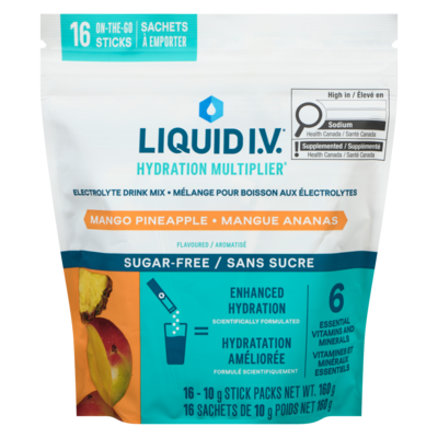 Liquid I.V Electrolyte Drink Mix Mango Pineapple 16 ea, $2.50/1ea