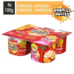IÖGO nanö yogourt bulles crème d’orange et mangue 4x100.0 g, 0,88 $/100g
