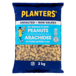 Johnvince Foods Dry Roasted In-Shell Peanuts Unsalted 2 kg, $0.60/100g