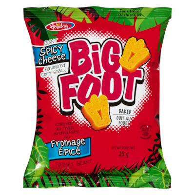 Holiday Giant Spicy Cheese Flavoured Corn Snack 25 g, $5.96/100g