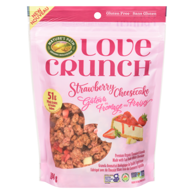 Nature’s Path Granola aromatisé biologique de qualité supérieure sans gluten gâteau au fromage aux fraises 284 g, 2,64 $/100g