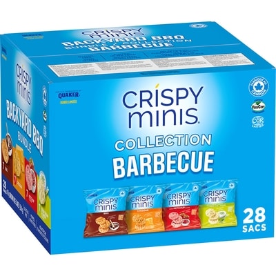 Quaker Galettes de riz brun Crispy Minis Collection Barbecue 504 g, 3,97 $/100g