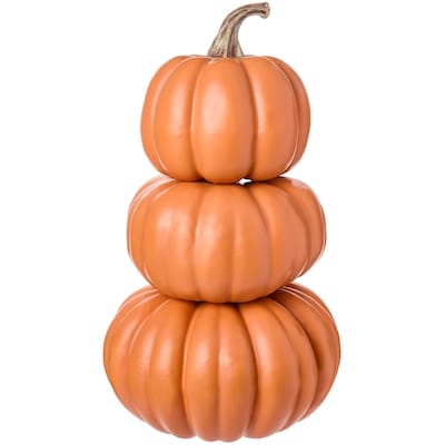 null Décoration de citrouilles empilées – orange 1 ea, 39,00 $/1ch