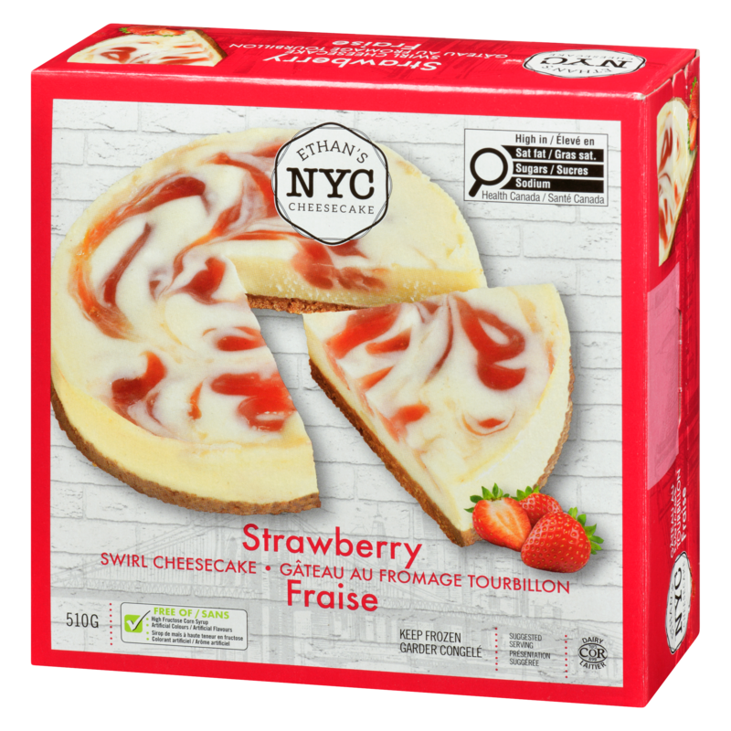 Ethan's Swirl Cheesecake Strawberry