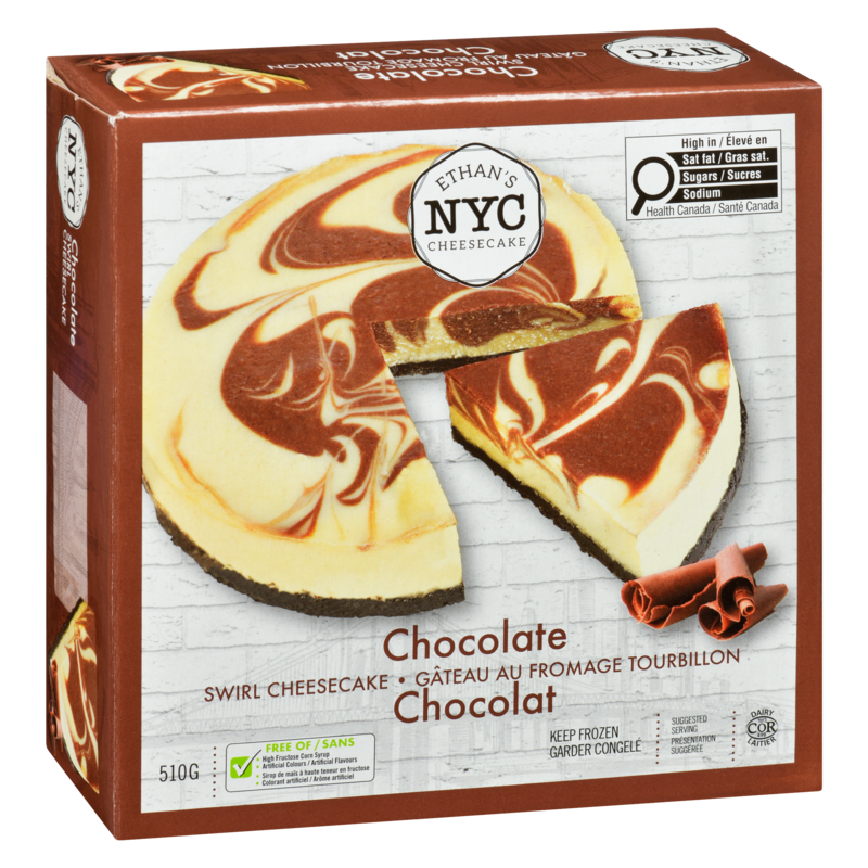 Ethan's NYC Swirl Cheesecake, Chocolate