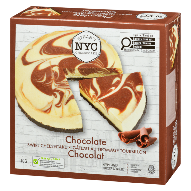 Ethan's NYC Swirl Cheesecake, Chocolate