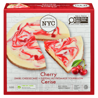 null Ethan's NYC Swirl Cheesecake, Cherry 510 g, $1.76/100g