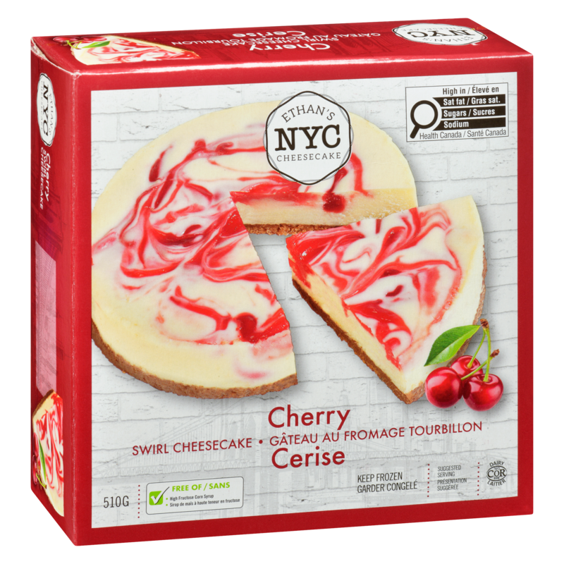 Ethan's NYC Swirl Cheesecake, Cherry