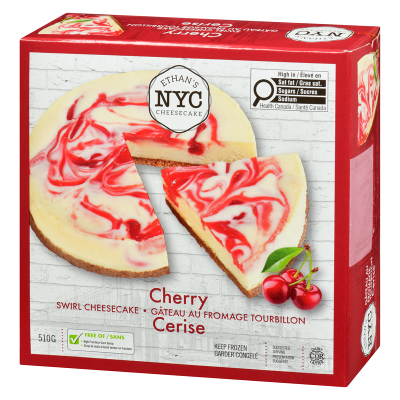 Ethan's NYC Swirl Cheesecake, Cherry