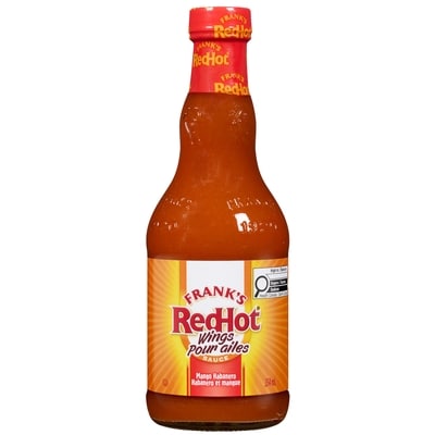Frank’s RedHot Sauce pour ailes habanero et mangue 354 ml, 1,69 $/100ml