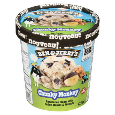 Ben & Jerry's Ice Cream, Chunky Monkey 473 ml, $1.16/100ml