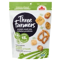 Three Farmers Protein Snack Mix Dill Pickle 150 g, $4.99/100g