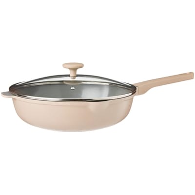 CeraWare Ceramic Non-Stick Cast Aluminum sauté Pan - 4 qt
