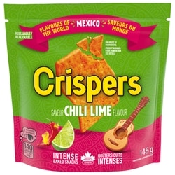 Christie CRISPERS, Chili Lime Crackers, Salty Snacks, Baked In Canada 145 g, $2.07/100g