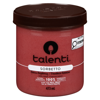 Talenti Sorbetto, framboise romaine 473 ml, 1,58 $/100ml