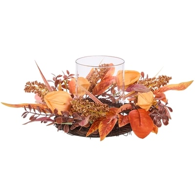 null Fall Leaf Candleholder Centrepiece 1 ea, $19.00/1ea