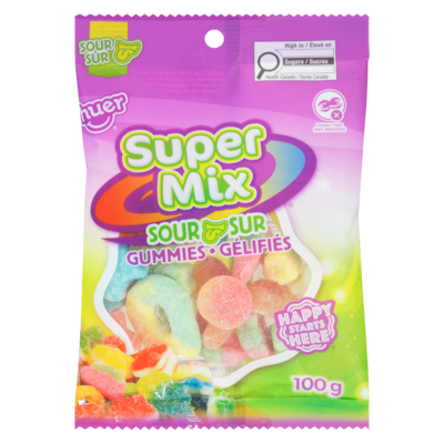 Huer Gummies Sour 100 g, $2.00/100g