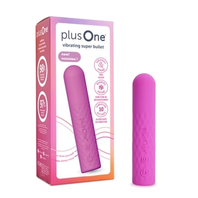 PlusOne Vibrating super bullet 1 ea, 39,99 $/1ch
