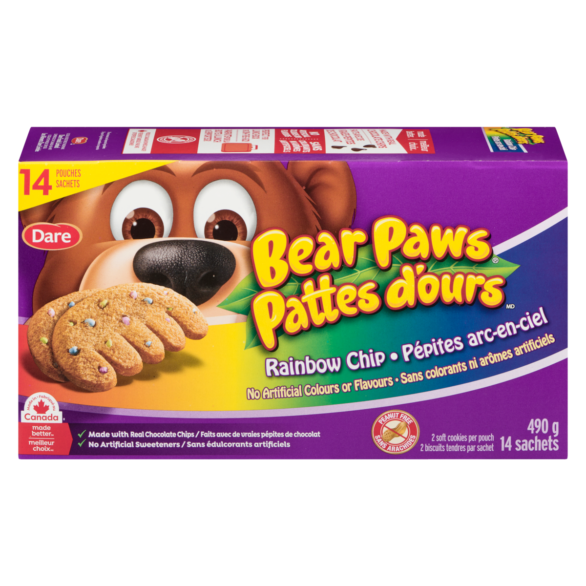 Dare Bear Paws Cookies