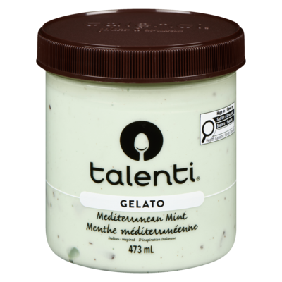 Talenti Gelato, menthe méditerranéenne 473 ml, 1,58 $/100ml