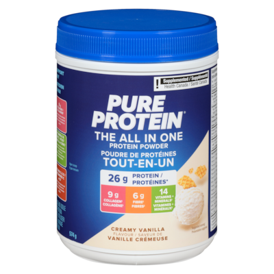 Pure Protein The All In One Protein Powder Creamy Vanilla Flavour 0.574 kg, $6.97/100g