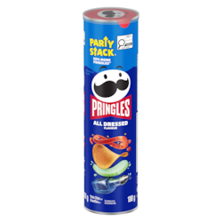 Pringles Potato Chips Party Stack All Dressed Flavour 188 g, $2.12/100g