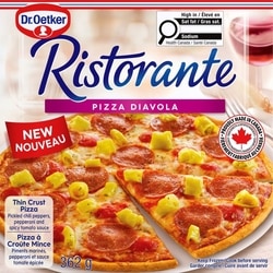 Dr. Oetker Ristorante Pizza à croûte mince diavola 362 g, 1,93 $/100g