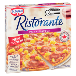 Dr. Oetker Pizza à croûte mince diavola 362 g, 0,97 $/100g