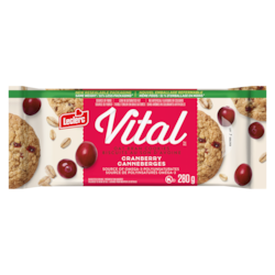 Leclerc Biscuits au son d'avoine canneberges 280 g, 1,07 $/100g
