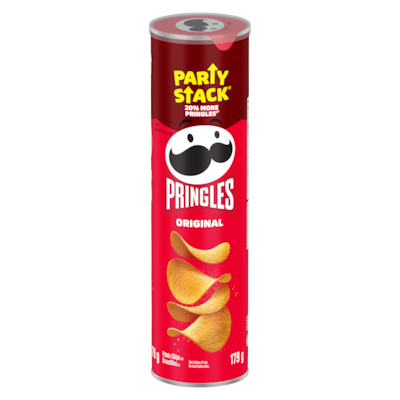 Pringles Potato Chips Party Stack Original 179 g, $1.95/100g